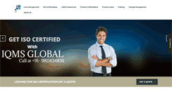 Desktop Screenshot of iqmsglobal.com